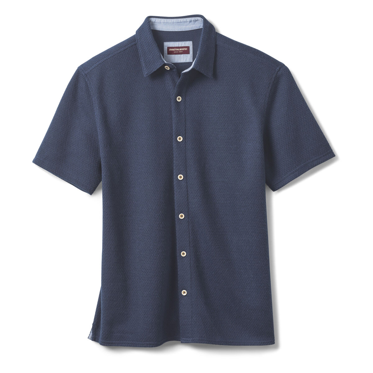 Linden Textured Short-Sleeve Shirt image number null