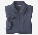 Finn Ribbed Zip Polo image number null