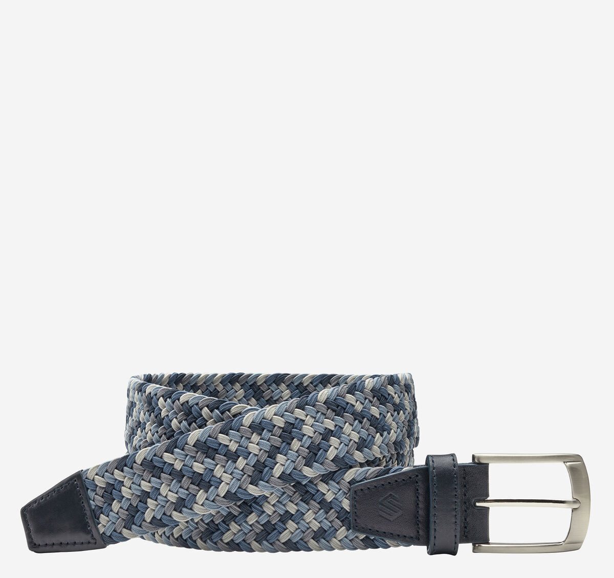 Woven Stretch-Knit Belt image number null