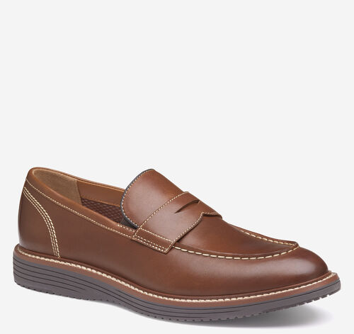 Upton Penny Loafer - Black Full Grain