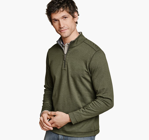 XC4® Performance Reversible Quarter-Zip - Olive/Navy