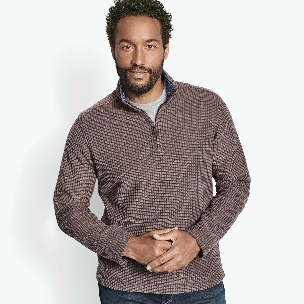 Waffle Quarter Zip image number null