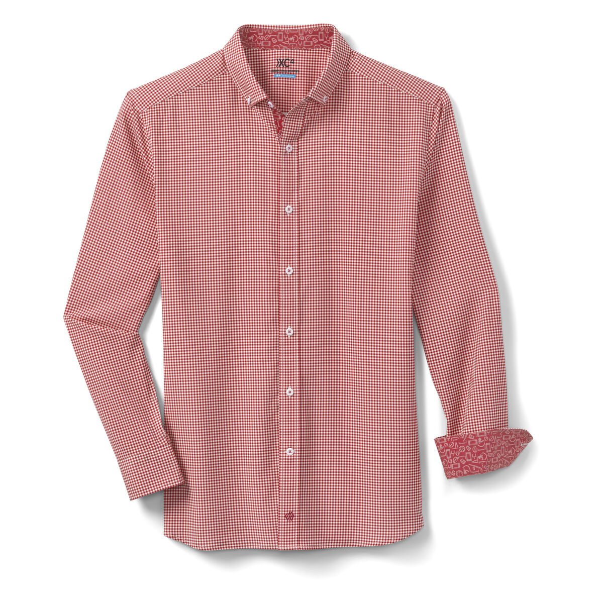 Game Day XC4&reg; Long-Sleeve Gingham Shirt image number null