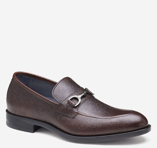 Flynch Bit Loafer - Mahogany English Scotch Grain