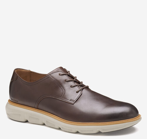 Larkin Plain Toe - Mahogany Italian Calfskin