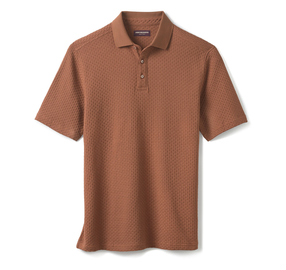 Tilson Textured-Weave Polo image number null