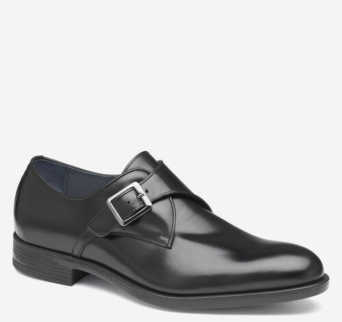 Flynch Monk Strap - Black Italian Calfskin