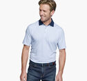 XC4&reg; Performance Solid-Collar Print Polos + Cool Degree&trade; image number null