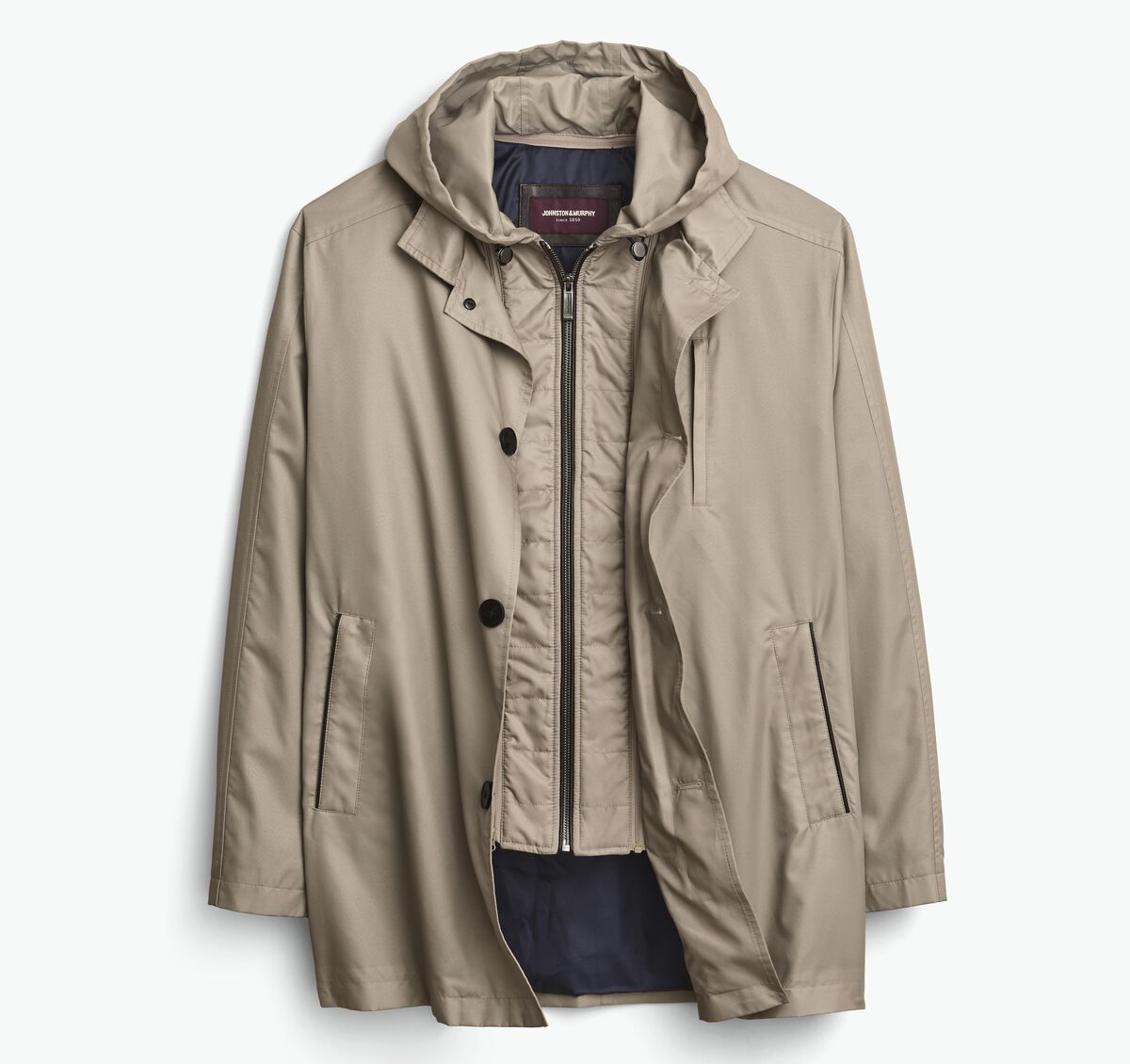 Upton Water-Resistant Raincoat image number null