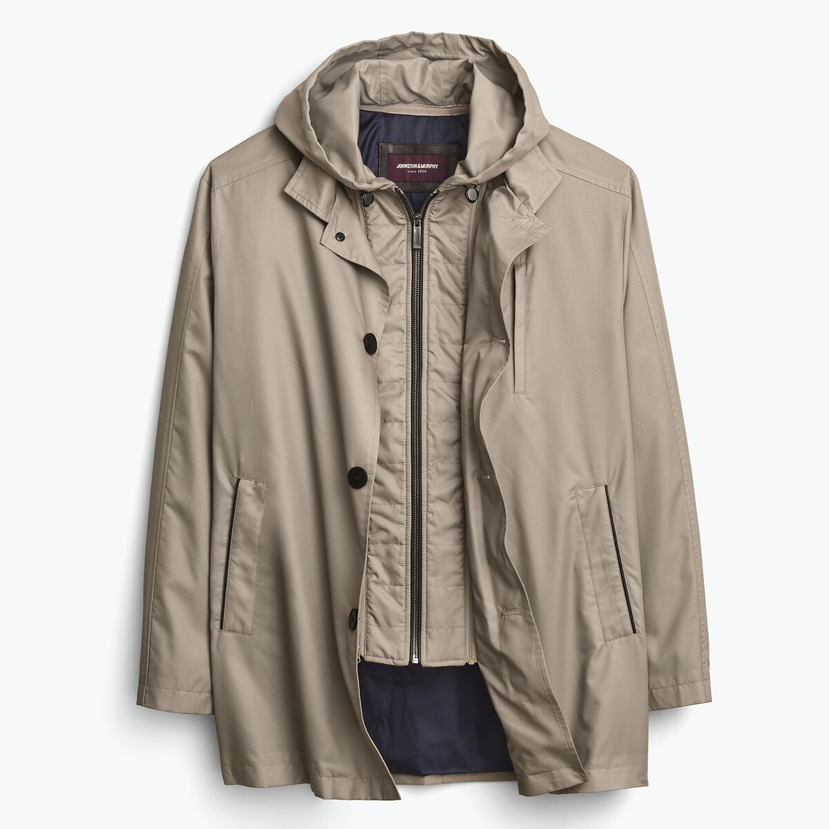 Upton Water-Resistant Raincoat image number null