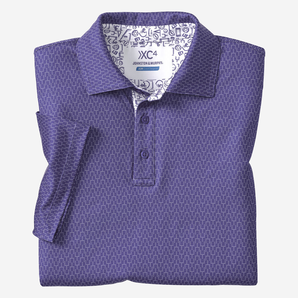 Game Day XC4&reg; Goal Post Print Polo image number null