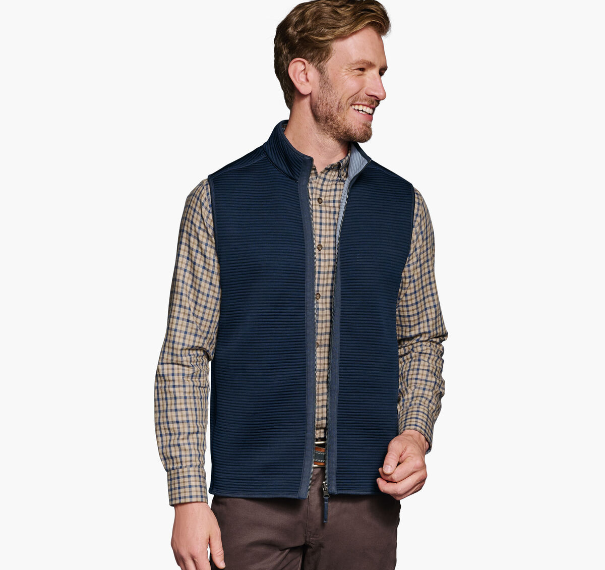 Reversible Channel Quilted Vest image number null