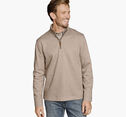 Brushed Quarter-Zip image number null