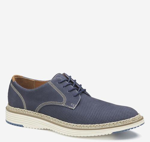 Upton Perfed Plain Toe - Navy Nubuck