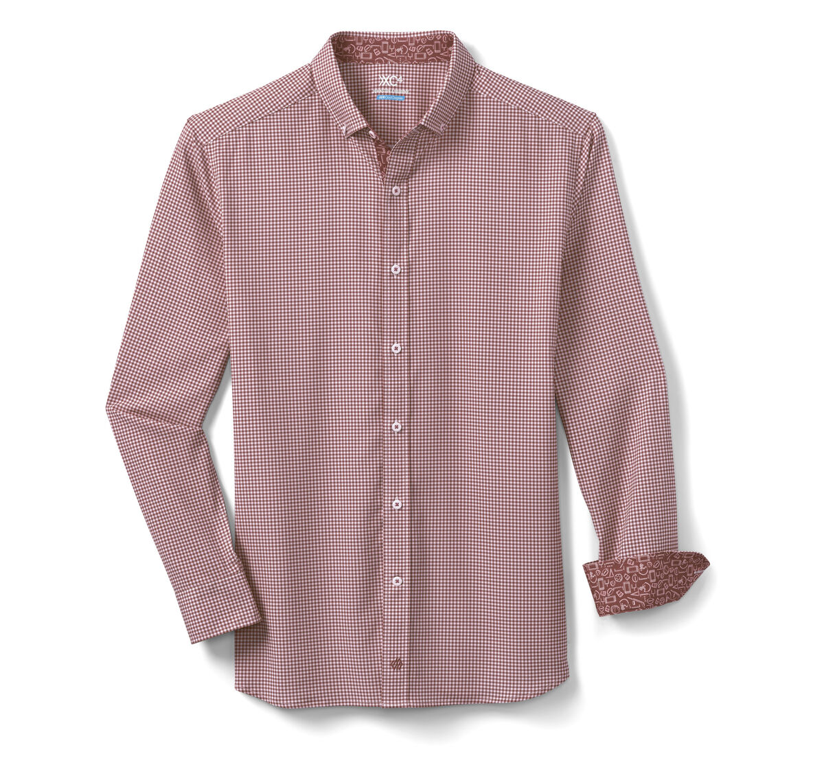 Game Day XC4&reg; Long-Sleeve Gingham Shirt image number null