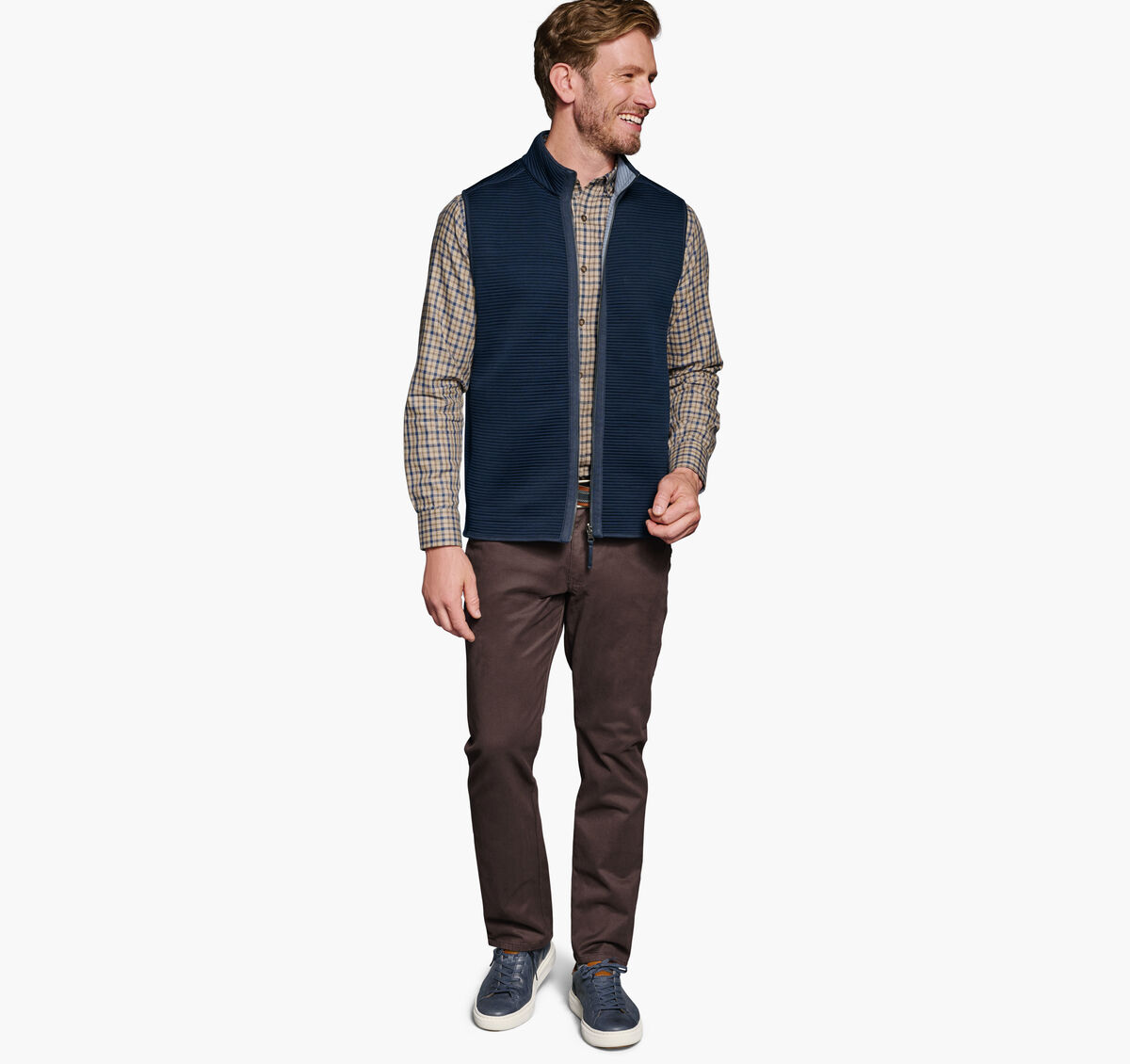 Reversible Channel Quilted Vest image number null