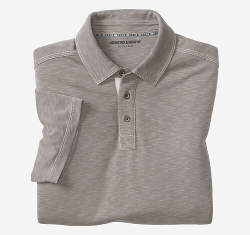 Vintage Slub Polo - Sand