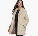 Cable Faux-Fur Coat image number null