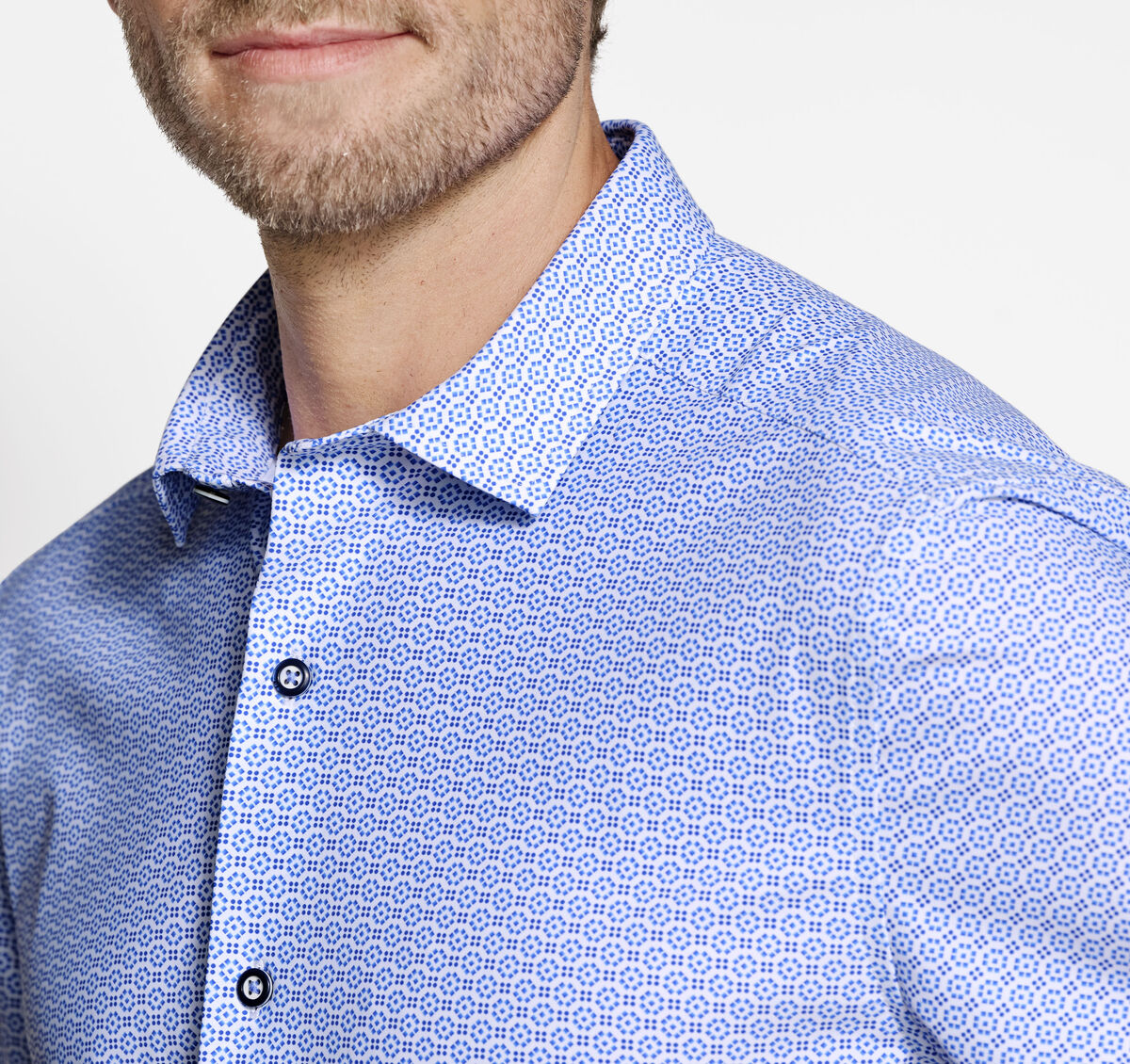 XC+&trade; Motion Short-Sleeve Print Knit Shirt image number null