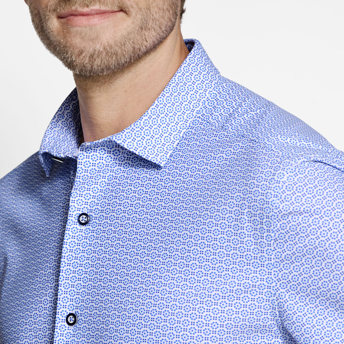 XC+&trade; Motion Short-Sleeve Print Knit Shirt image number null