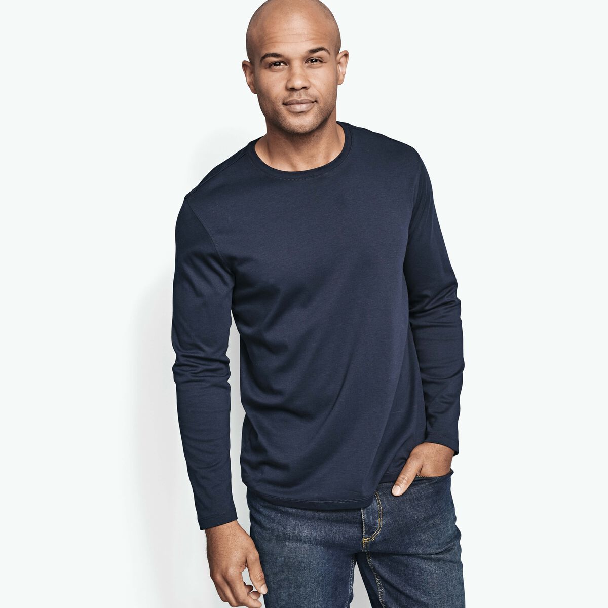 Essential Long-Sleeve Tee image number null