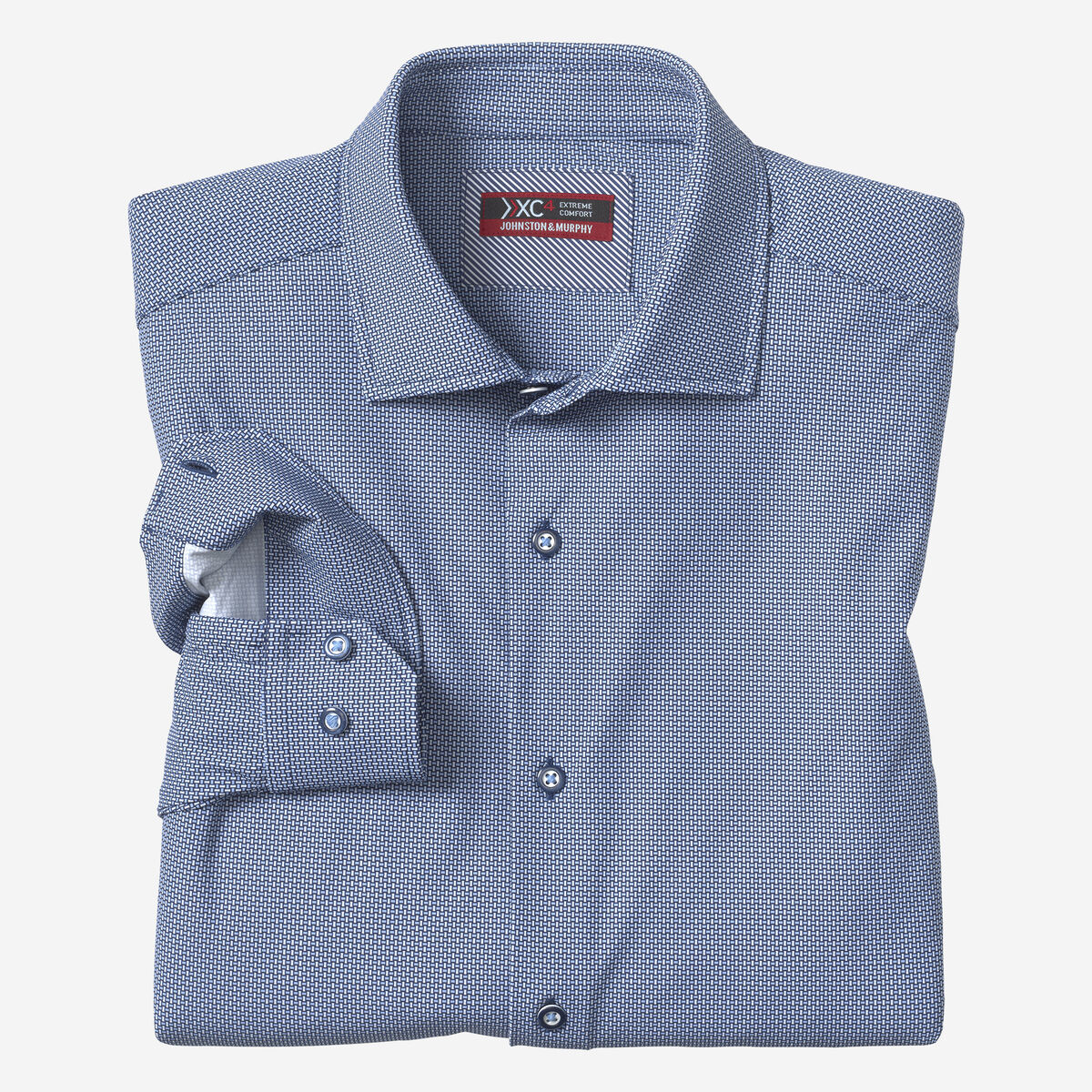 XC+&trade; Motion Long-Sleeve Dress Knit Shirt image number null