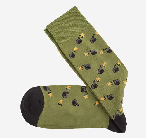 Novelty Socks - Olive Cannonball