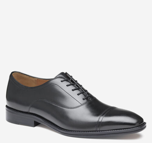 Sullivan Cap Toe - Black Italian Calfskin
