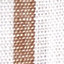Cotton-Linen Short-Sleeve Print Shirt - Rust Striped