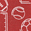 Game Day Short-Sleeve Multi-Sport Print Shirt - Red