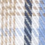 Non-Iron Dress Shirt - Tan/Blue Twill Plaid