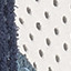 Dawson Moc Toe U-Throat - White Full Grain Leather/Blue/Navy Suede