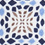 Printed Cotton Shirt - Light Blue Tile