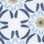 Printed Cotton Shirt - Blue/Tan Grid Burst