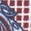 Burgundy Checkered Paisley