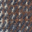 Brushed Button-Front Knit Shirt - Rust/Navy Variegated Plaid
