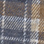 Brushed Button-Front Knit - Navy Open Grid Plaid