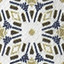 Printed Cotton Shirt - White Multi Square Tile