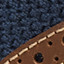 Upton Knit Saddle - Navy Knit/Tan Full Grain