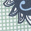 Printed Cotton Shirt - Green Checkered Paisley