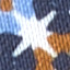 Blue/Rust Geo Clover