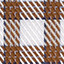 Non-Iron Dress Shirt - Rust/Navy Outlined Grid