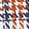 Premium Cotton Shirts - Rust/Navy Double Windowpane