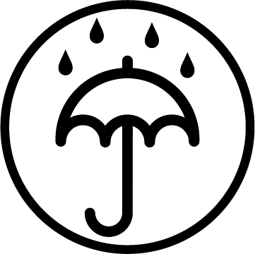 Water Resistant Product Feature Badge