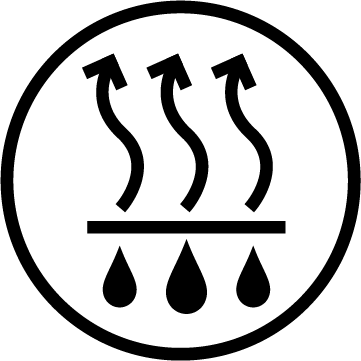 Moisture Wicking Product Feature Badge